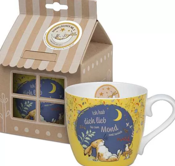 Konitz Porcelain Collector`S Mug No. 2 "Ich Hab Dich Lieb Bis Zum Mond"^ Guess How Much I Love You