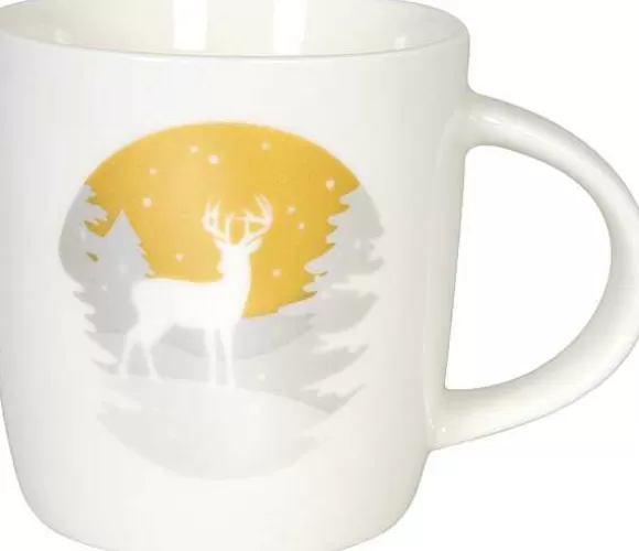 Konitz Porcelain Mug Simply Golden - Stag^ Winter