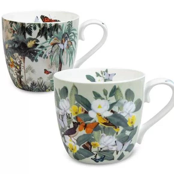 Konitz Porcelain Set Of 2 Mug In Brown Box By Binny Talib^ Gifts For Everyone