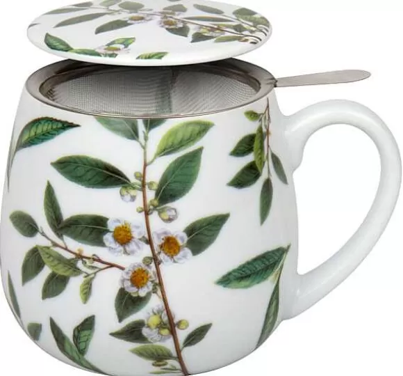 Konitz Porcelain Snuggle Mug, Sieve And Cover My Favourite Tea Green Tea^ Tea