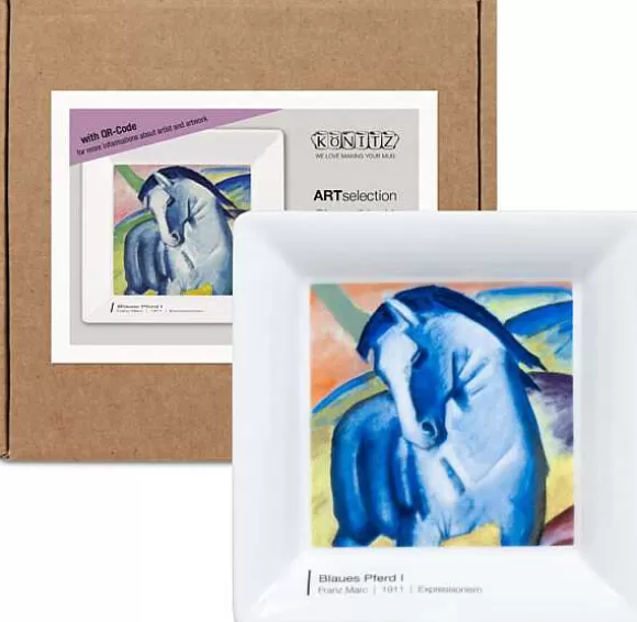 Konitz Porcelain Vide Poche With Gift Box Blaues Pferd I By F.Marc^ Artselection